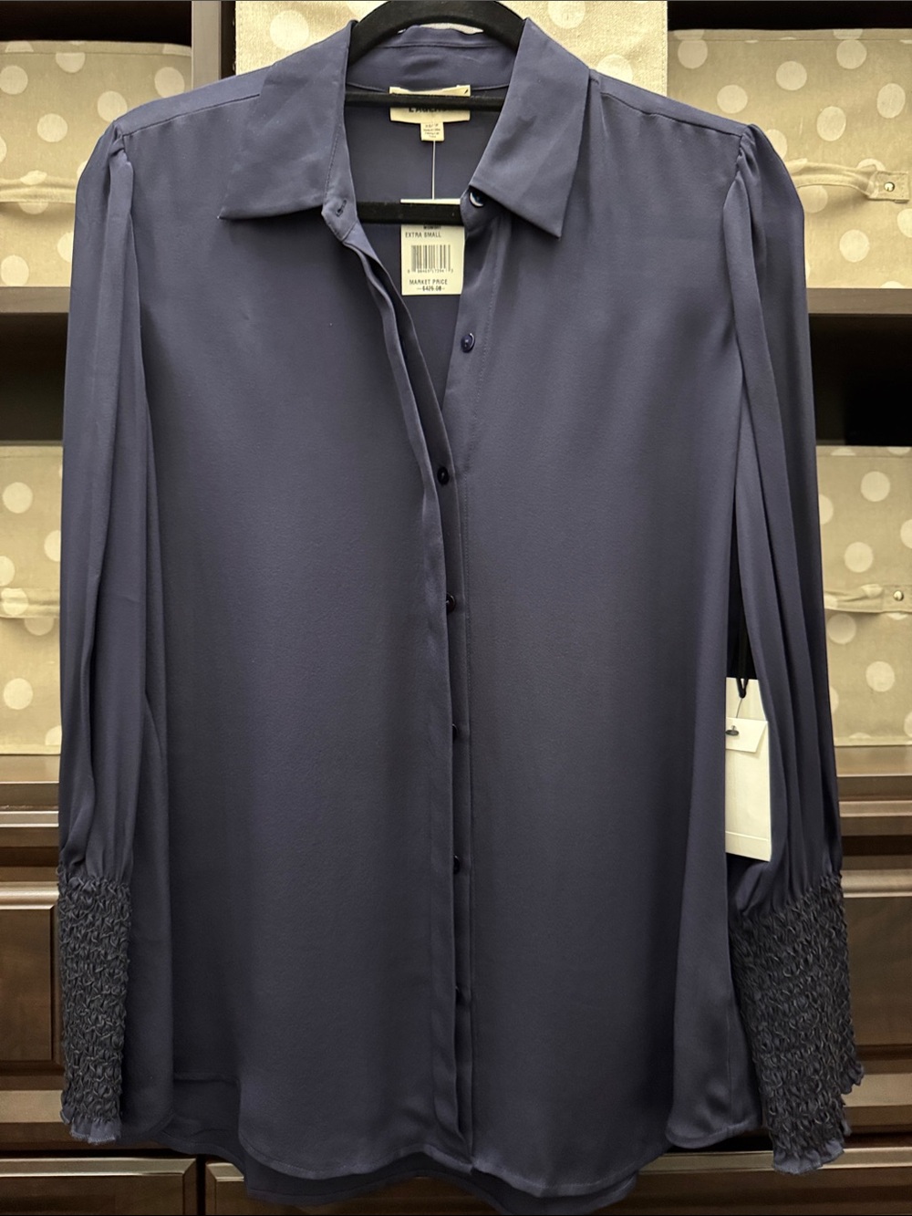 L’AGENCE women’s silk blouse